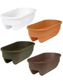 2' X 4' Railing Planter, 25" -Garden Care Tools Sales 34336 001E tif