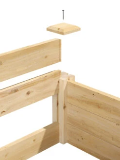 3-Tier Pine Raised Garden Bed, 4'x12' -Garden Care Tools Sales 8588181 04v