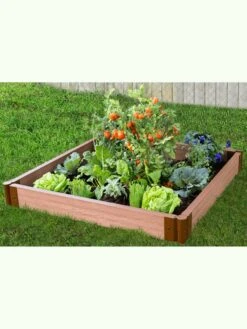 Classic Sienna Composite Raised Bed, 5-1/2" High With 2" Boards -Garden Care Tools Sales 8588270 02v