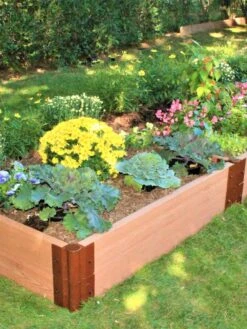 Classic Sienna Composite Raised Bed, 11" High With 2" Board 11 Classic Sienna Composite Raised Bed, 11" High With 2" Board -Garden Care Tools Sales 8588283 01V tif
