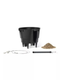 Lechuza® Nido Cottage Wicker Hanging Planter 9 Lechuza® Nido Cottage Wicker Hanging Planter -Garden Care Tools Sales 8591154WT 001V tif