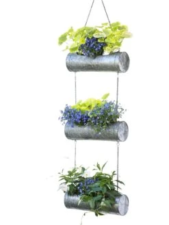 Galvanized Hanging Triple Planter -Garden Care Tools Sales 8595213 6967 tif