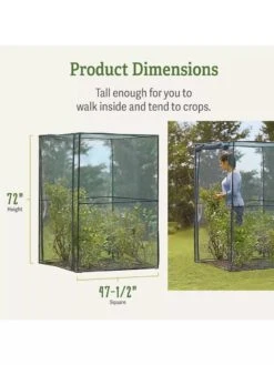 Crop Cage, 4' X 4' 11 Crop Cage, 4' X 4' -Garden Care Tools Sales 8596538 dimensions