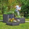 Exaco Hexagonal Raised Garden Bed Planter -Garden Care Tools Sales 8599285 02V exaco hexagonal plastic raised garden bed planter tif