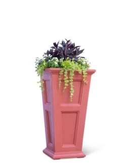 Fairfield Self-Watering Tall Patio Planters, 34” -Garden Care Tools Sales 8600109 0681 tif
