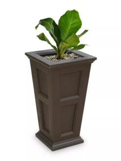 Fairfield Self-Watering Tall Patio Planters, 34” -Garden Care Tools Sales 8600109 06V tif