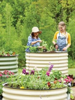 Birdies™ Round Metal Raised Bed, Tall 12 Birdies™ Round Metal Raised Bed, Tall -Garden Care Tools Sales 8609152 7563 tif
