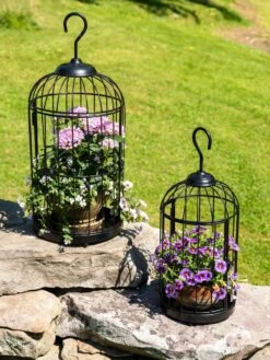 Hanging Birdcage Planter Set -Garden Care Tools Sales 8609181 0374 tif