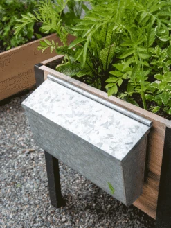 Galvanized Garden Tool Storage Box -Garden Care Tools Sales 8610811 GalvanizedToolStorageBox gif