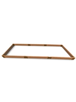Classic Sienna Composite Raised Bed, 5-1/2" High With 2" Boards -Garden Care Tools Sales 8610832 01v