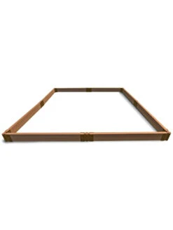 Classic Sienna Composite Raised Bed, 5-1/2" High With 2" Boards -Garden Care Tools Sales 8610836 01v