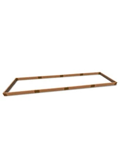 Classic Sienna Composite Raised Bed, 5-1/2" High With 2" Boards -Garden Care Tools Sales 8610837 01v