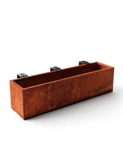 Veradek Metallic Series Corten Steel Railing Planters 14 Veradek Metallic Series Corten Steel Railing Planters -Garden Care Tools Sales 8611611 05v