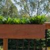 Veradek Metallic Series Corten Steel Railing Planters -Garden Care Tools Sales 8611614 02v veradek metallic series corten steel railing planter