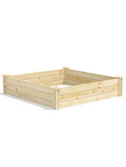 Pine Raised Garden Beds, 4'x4' -Garden Care Tools Sales 8612250 03v