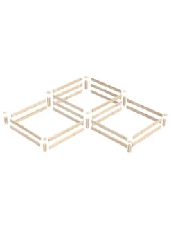 2-Tier Pine Raised Garden Bed, 4'x12' -Garden Care Tools Sales 8612257 01v