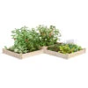2-Tier Pine Raised Garden Bed, 4'x12' -Garden Care Tools Sales 8612257 02v 2 tier pine raised garden bed 4x12 feet