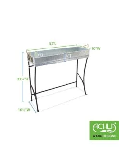 Achla Designs Trestle Plant Stand -Garden Care Tools Sales 8612887 02v