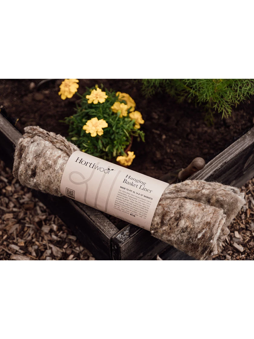 Hortiwool ® Hanging Basket Liner, Set Of 2 5 Hortiwool ® Hanging Basket Liner, Set Of 2 - Image 3