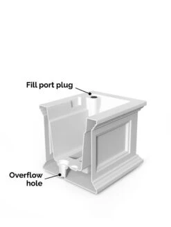 Fairfield Self-Watering Window Box, 2’ -Garden Care Tools Sales 8613268 04V tif