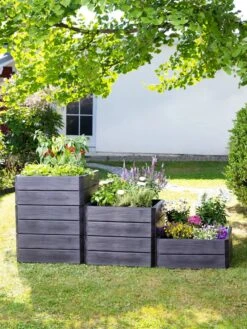 Modular Rectangular Raised Bed Kit -Garden Care Tools Sales 8614248 03V